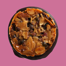 Load image into Gallery viewer, Luxury handmade chocolate florentines topped with crunchy almond and succulent fruit
