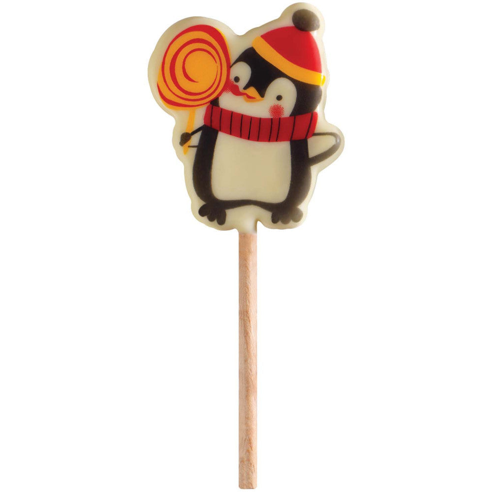 Christmas Penguin Chocolate Lollipop
