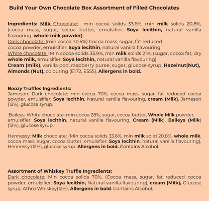 Build your own Box of Chocolates - 18 Chocolates