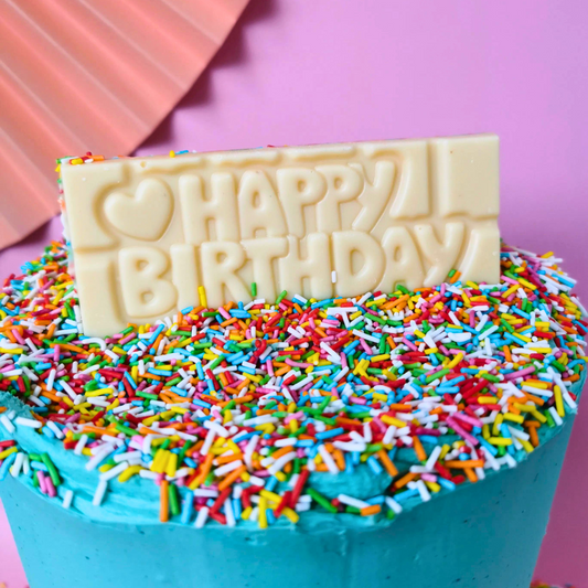 Happy Birthday bar