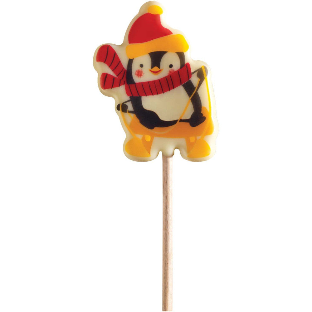 Christmas Penguin Chocolate Lollipop