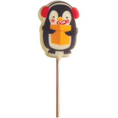 Christmas Penguin Chocolate Lollipop